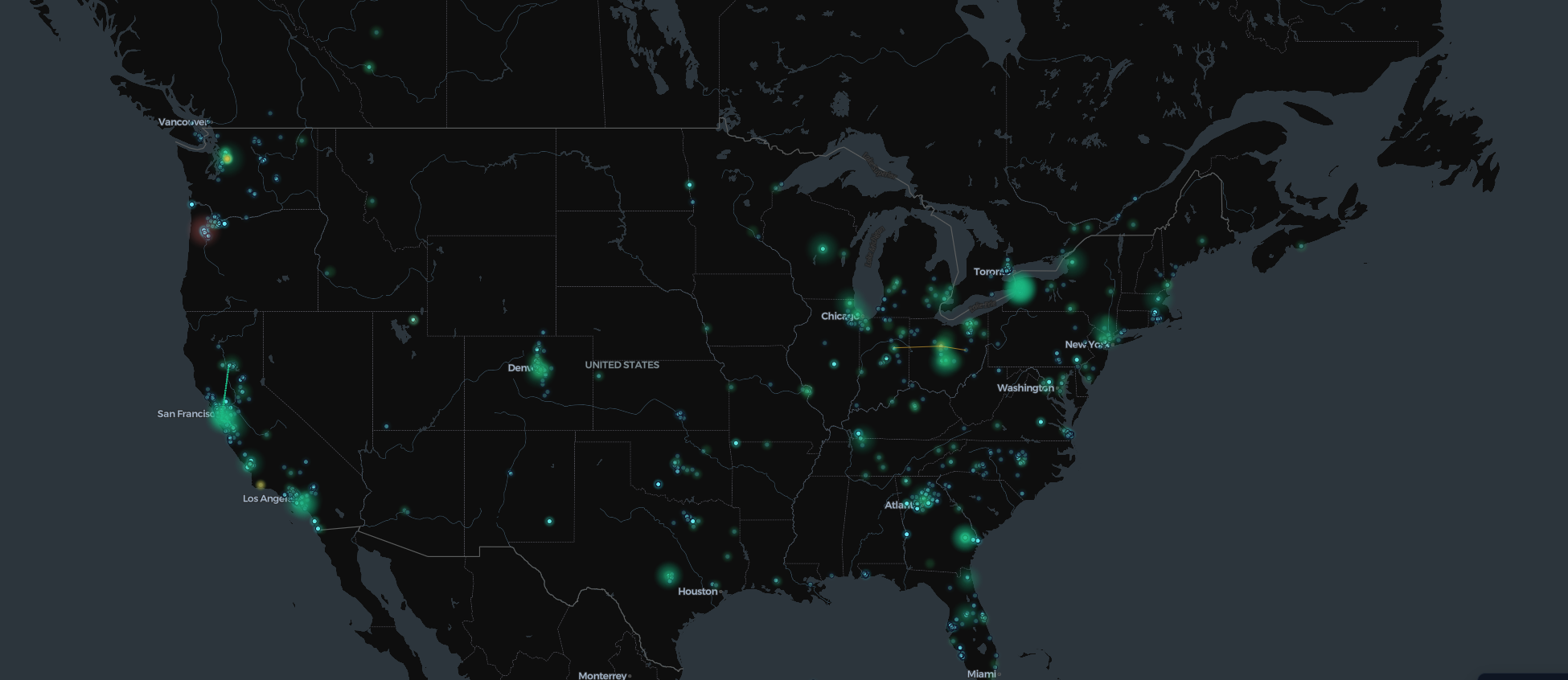 Coverage heatmap